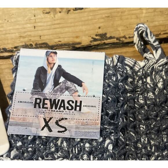 Rewatch Brand Womens Size XS Leaf Print Beachwear Cropped Ruched Joggers NWT - Picture 11 of 12